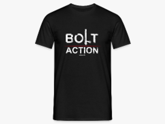 Bolt Action - Männer T-Shirt Schwarz