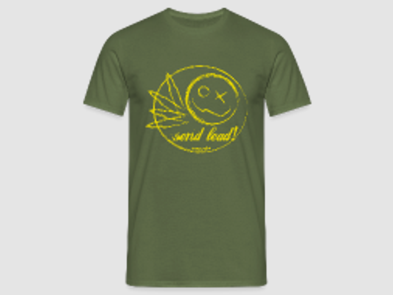 send lead - Männer T-Shirt Militärgrün