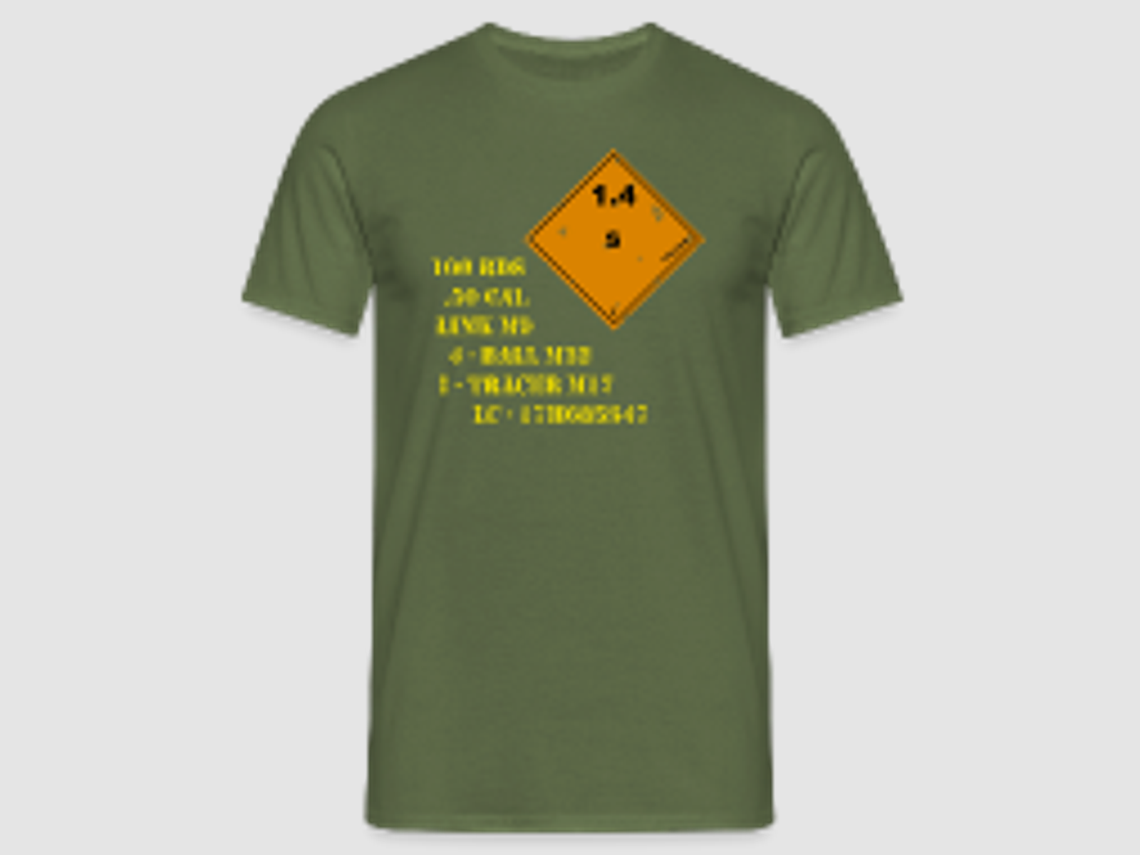 ammobox .50 cal - Männer T-Shirt Militärgrün