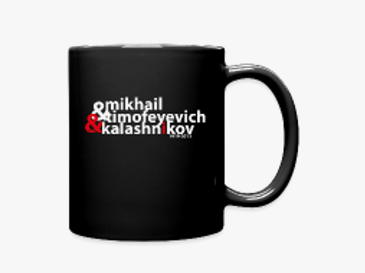 Mikhail Timofeyevich Kalashnikov - Tasse einfarbig Schwarz