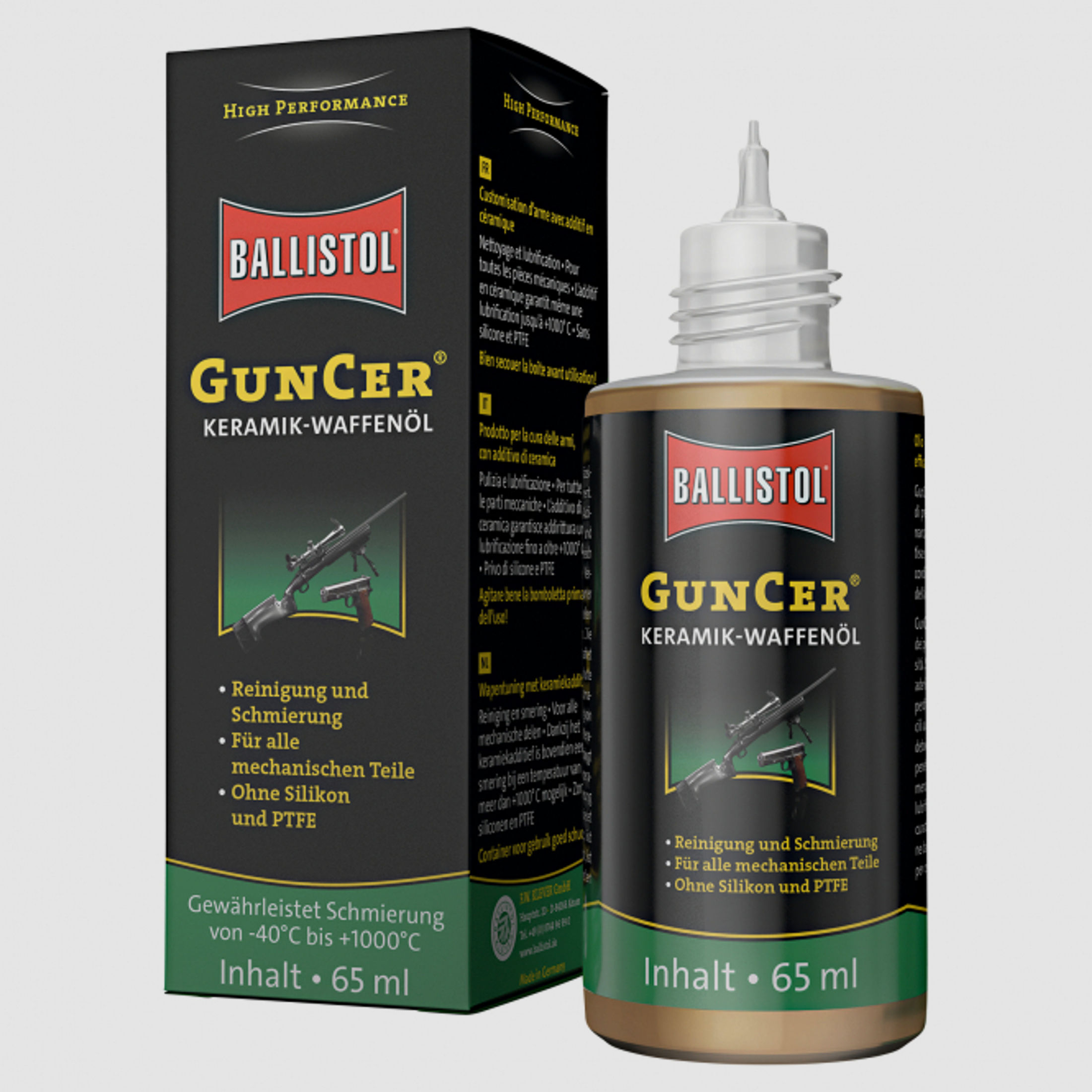 Ballistol       Ballistol   Keramik-Waffenöl Flüssig Guncer (65 ml)