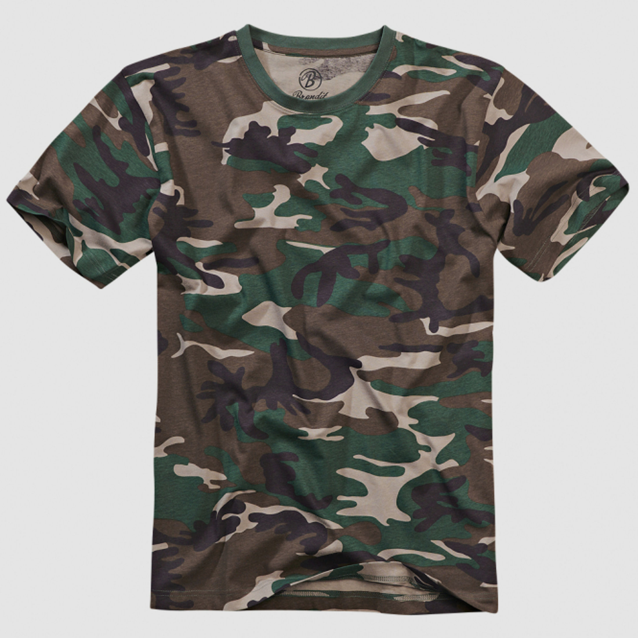 Brandit       Brandit   Herren T-Shirt Premium (woodland)