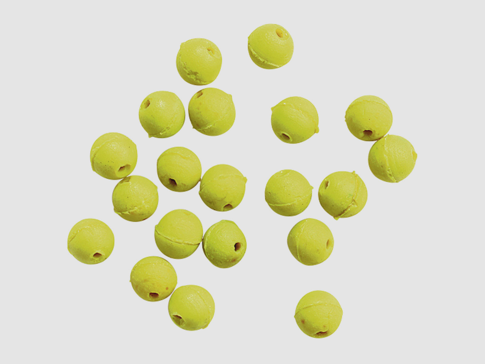 Gummiperlen(rund, gelb, Ø 8 mm)