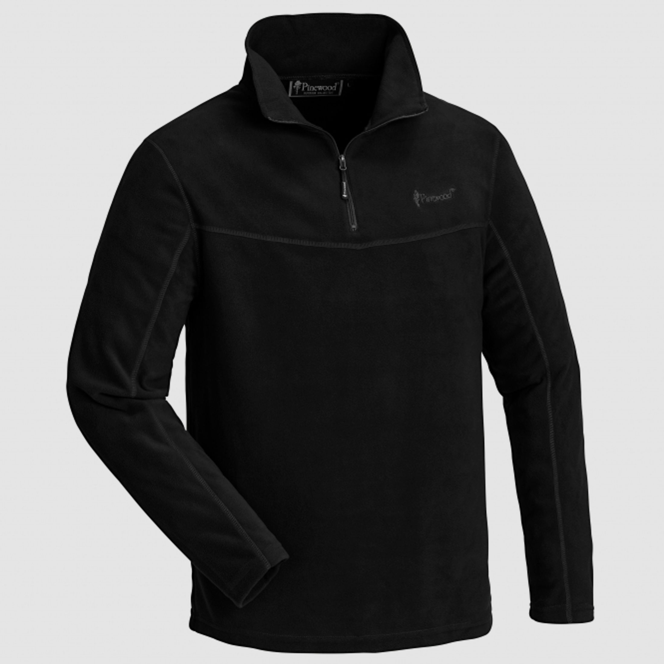 Pinewood       Pinewood   Herren Fleece-Sweater Tiveden (schwarz)