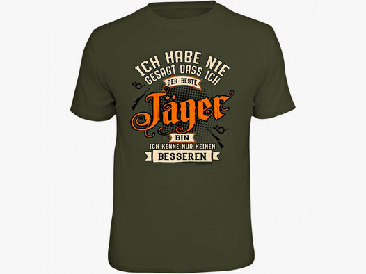 Rahmenlos       Rahmenlos   Herren T-Shirt "Ich habe nie gesagt, dass ich der beste Jäger bin..."