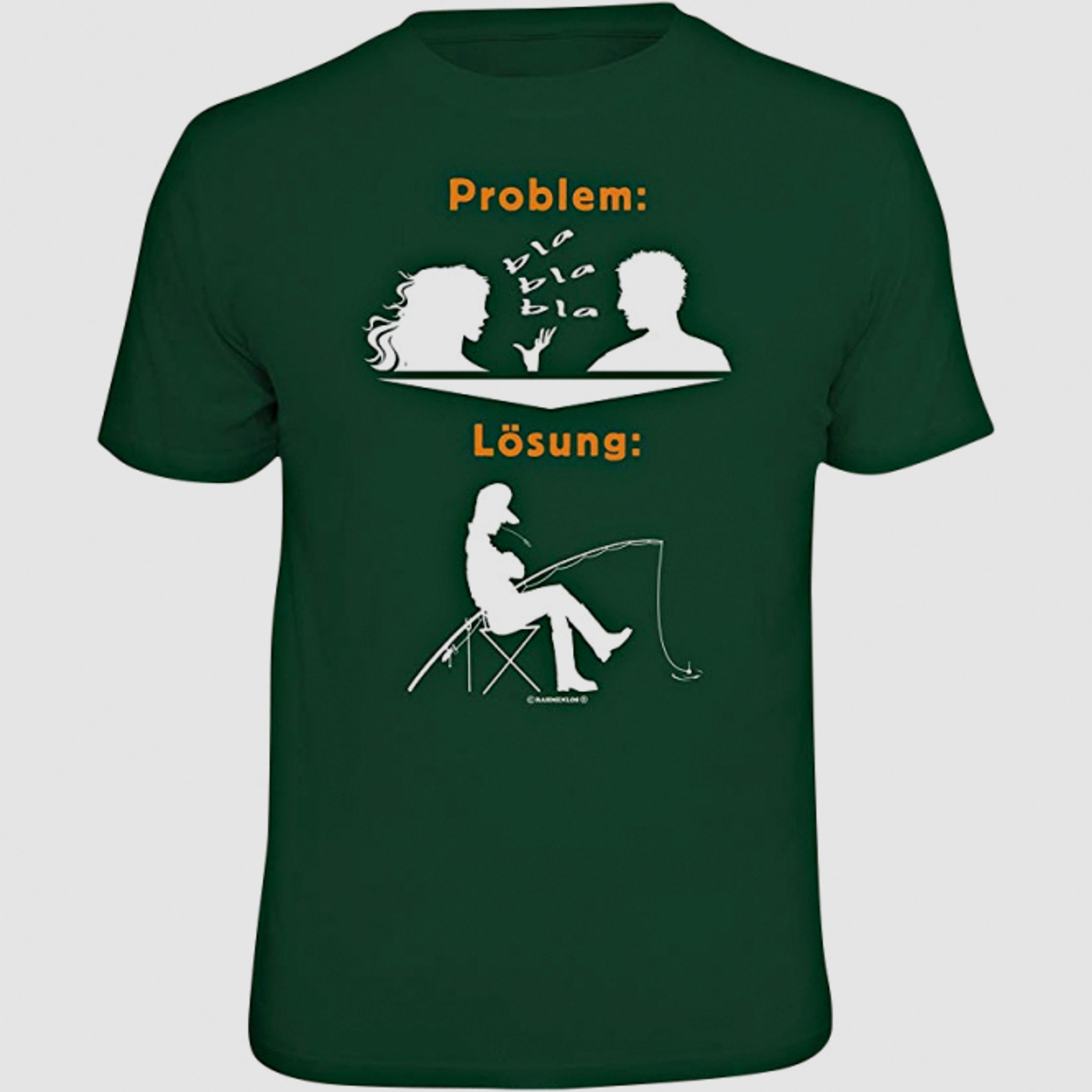 Rahmenlos       Rahmenlos   Herren T-Shirt "Problem: Bla Bla Bla - Lösung"