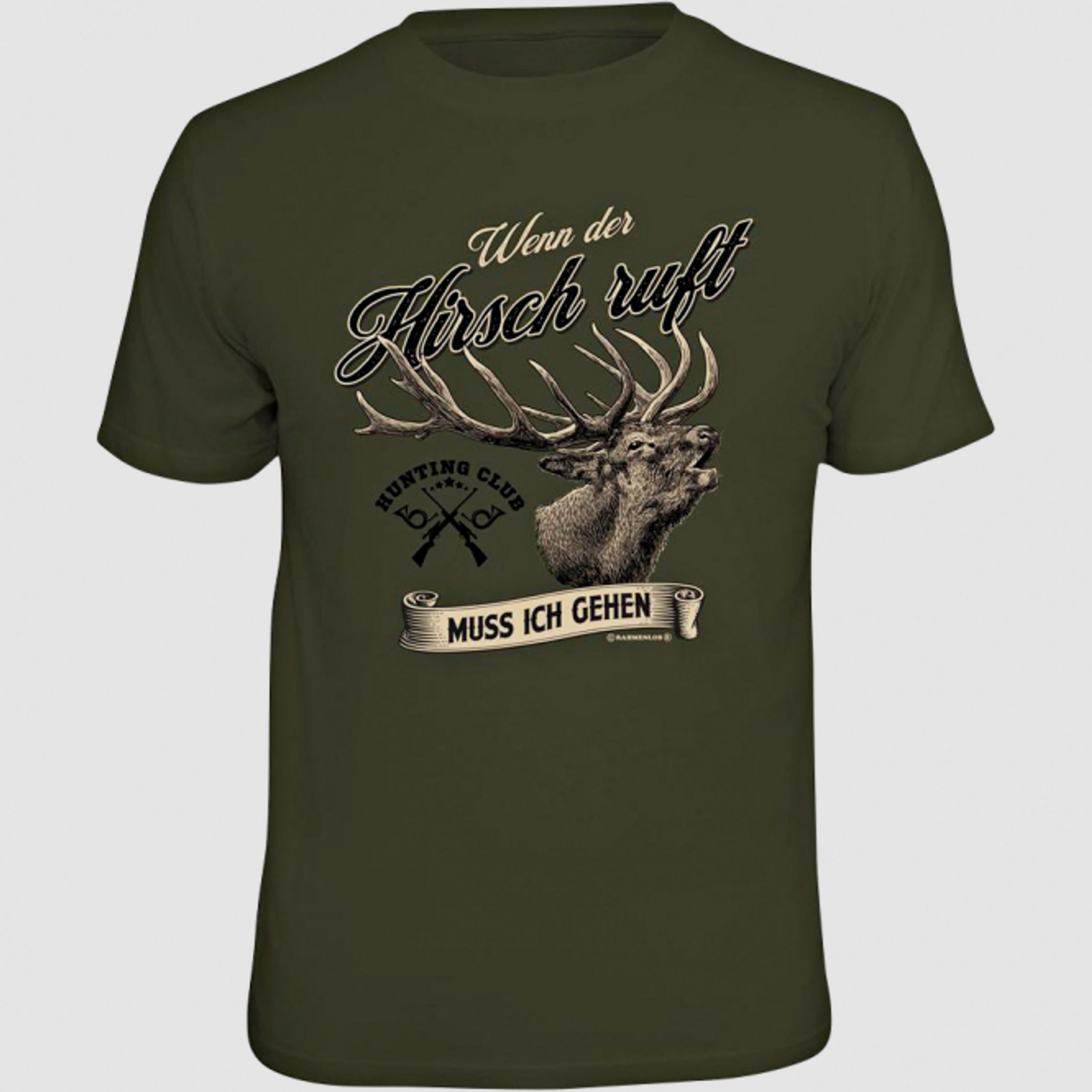 Rahmenlos       Rahmenlos   Herren T-Shirt "Wenn der Hirsch ruft"