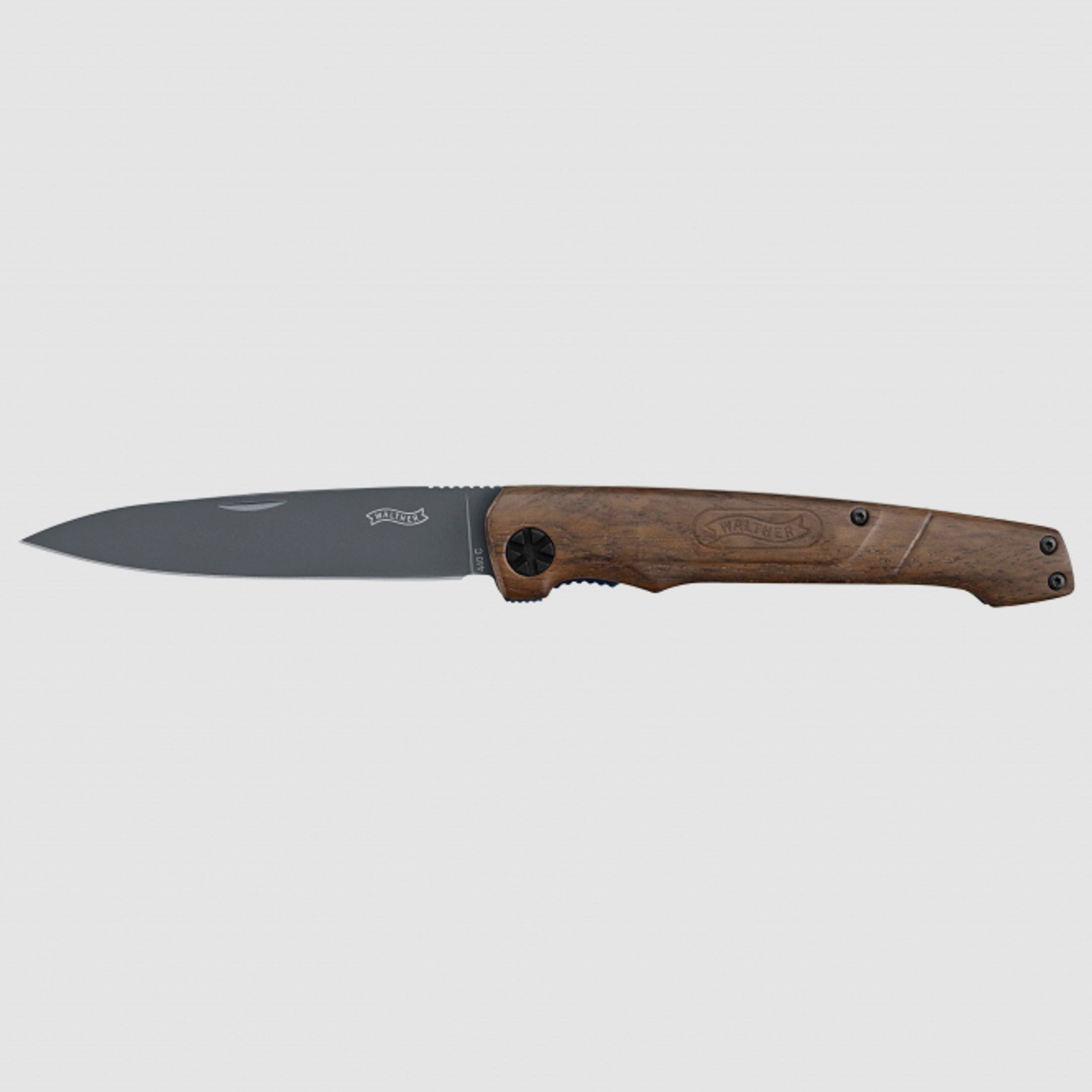 Walther       Walther   Blue Wood Knife 1
