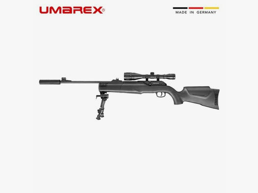 Umarex 850 M2 XT Kit BLK 4,5mm (.177) P CO2 mit ZF 6x42 u. Zweibein