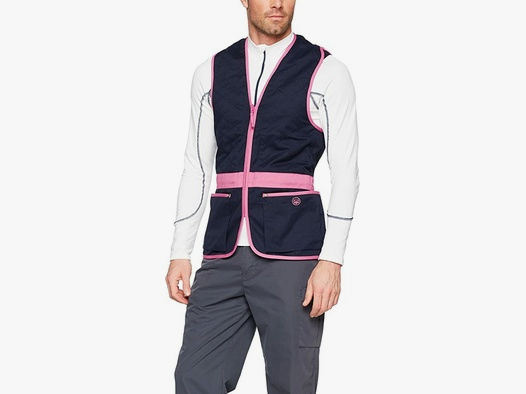 Beretta Schießweste Trap Cotton Vest Blau pink M