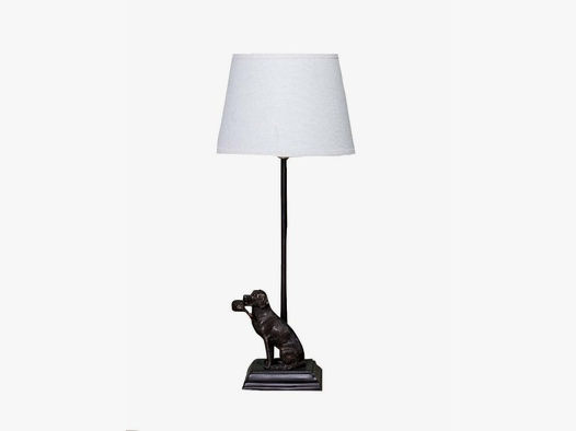 Lovergreen Lampen mit Tiermotiven Motiv Labrador mit Ente Lampe + Lampenschirm 20 cm