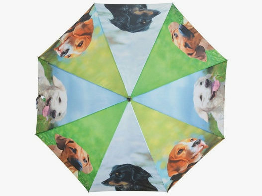 Lovergreen Outdoor Motiv Regenschirm 4 Hunde