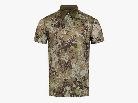 Blaser Men's Competition Polo Shirt 23 HunTec Camouflage