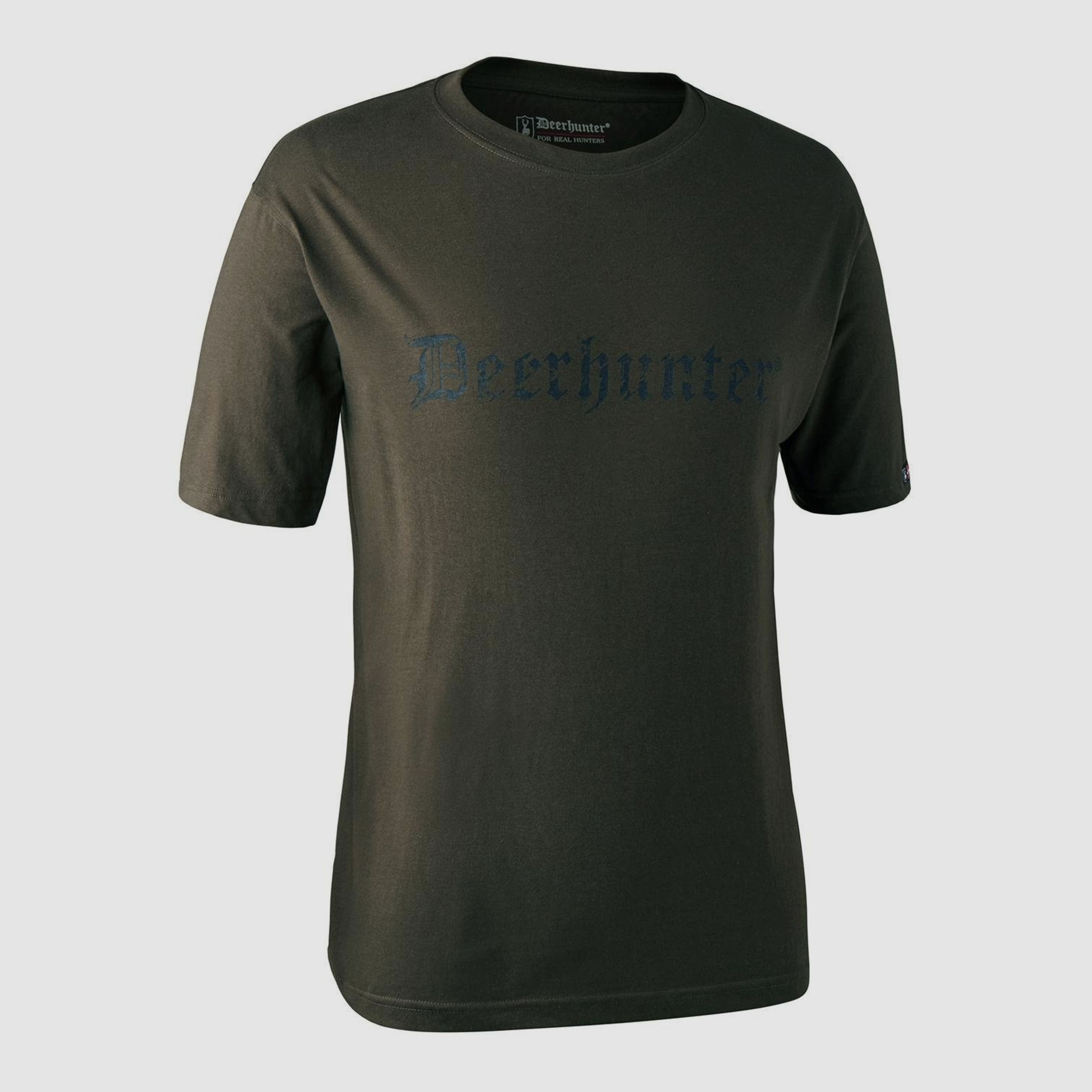 Deerhunter T-Shirt Herren Logo - Dunkelgrün  XXL