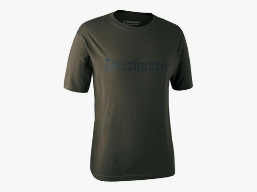 Deerhunter T-Shirt Herren Logo - Dunkelgrün  M