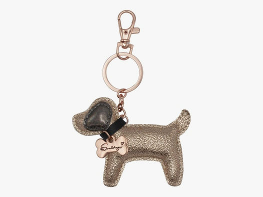 Souldogs Glückshund Schlüsselanhänger Glamour Dog Bronze