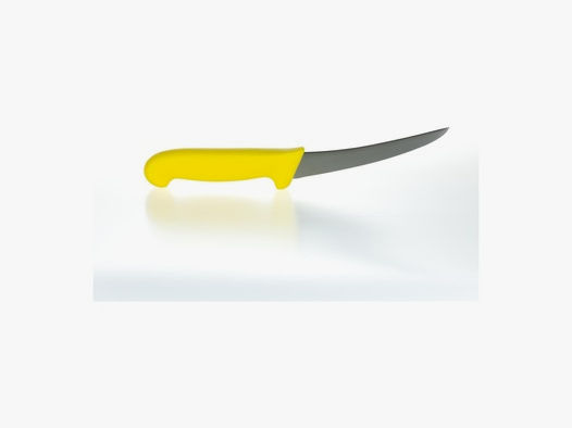 EUROHUNT Ausbeinmesser gebogen und halb-flexibel Gelb    15 cm