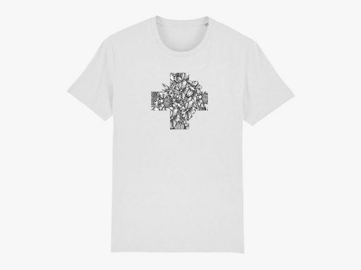orsino Bluemä Chrüz Unisex Bio T-Shirt - weiss  XL