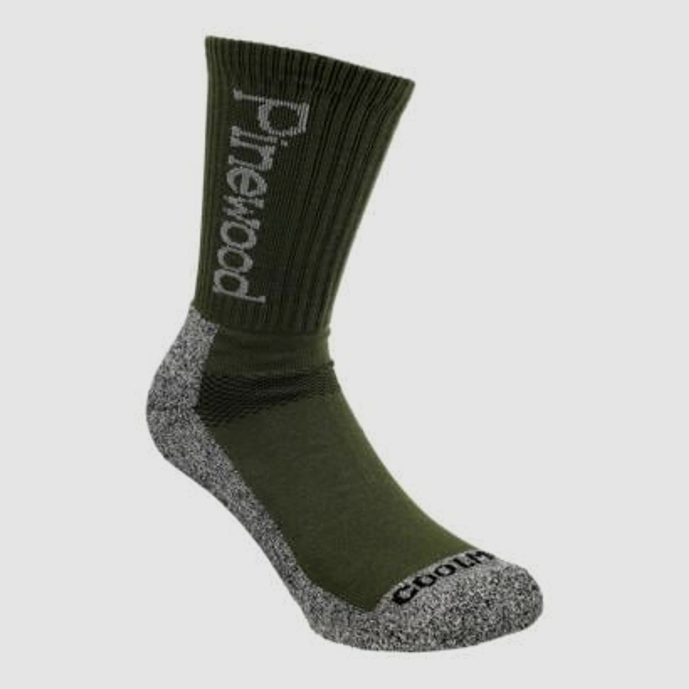 Pinewood Socken Medium 2er Pack Unisex Coolmax - Grün  46-48