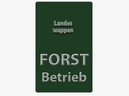 Autoschild Forstbetrieb - Niedersachsen