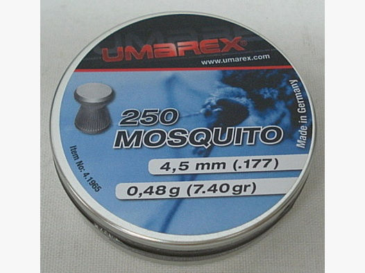 Mosquito Flachkopf - 4,50mm/0,48g/7,4gr (a250)