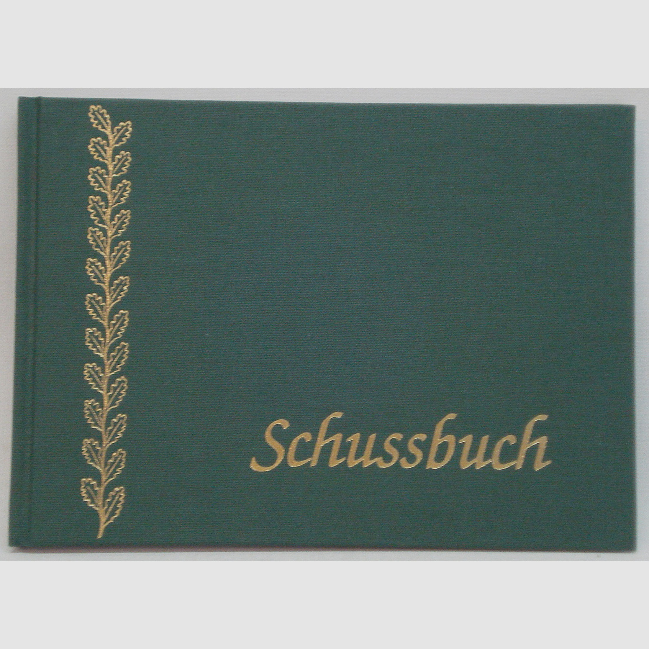 Schuss- und Jagdtagebuch A5 - grünen Leinen, 128 Seiten