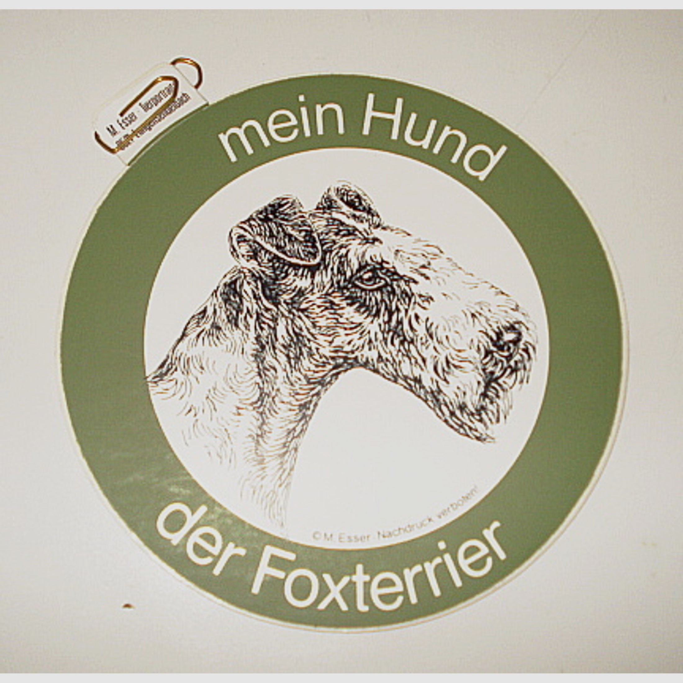 Aufkleber Foxterrier -