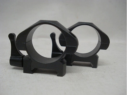 Steel Ringe 30 mm niedrig - Weaver/Picat., Paar mit Hebel