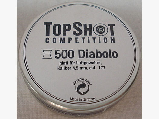 Topshot Competition Flachkopf - 4,50mm/glatt (a500)
