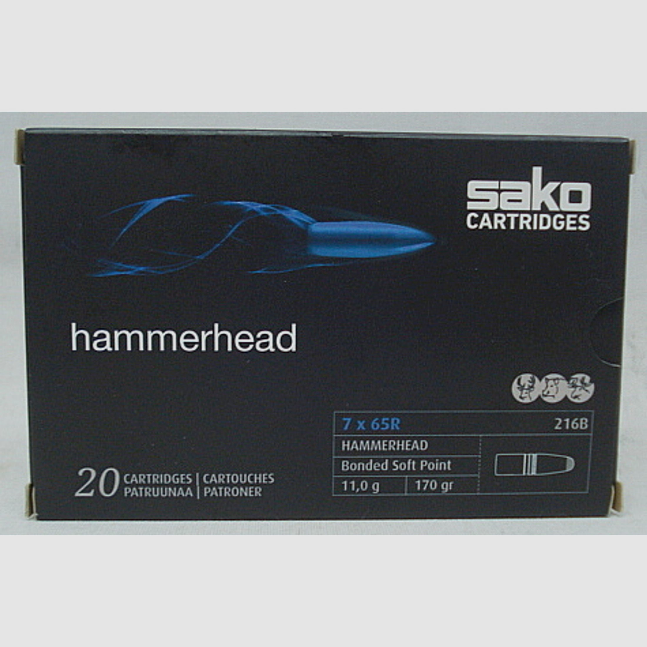 7x65R Hammerhead SP - 11,0g/170gr (a20)