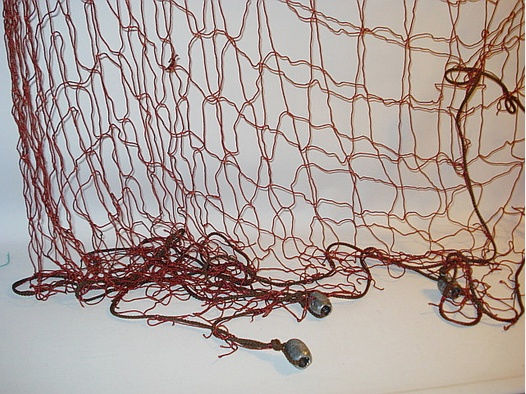 Fuchsfangnetz (Sprengnetz) - mit Bleigewichte an den Ecken