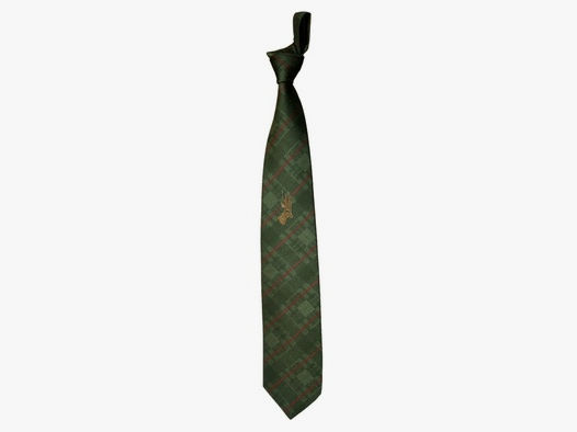 Krawatte Rebock - mit rotem Karo