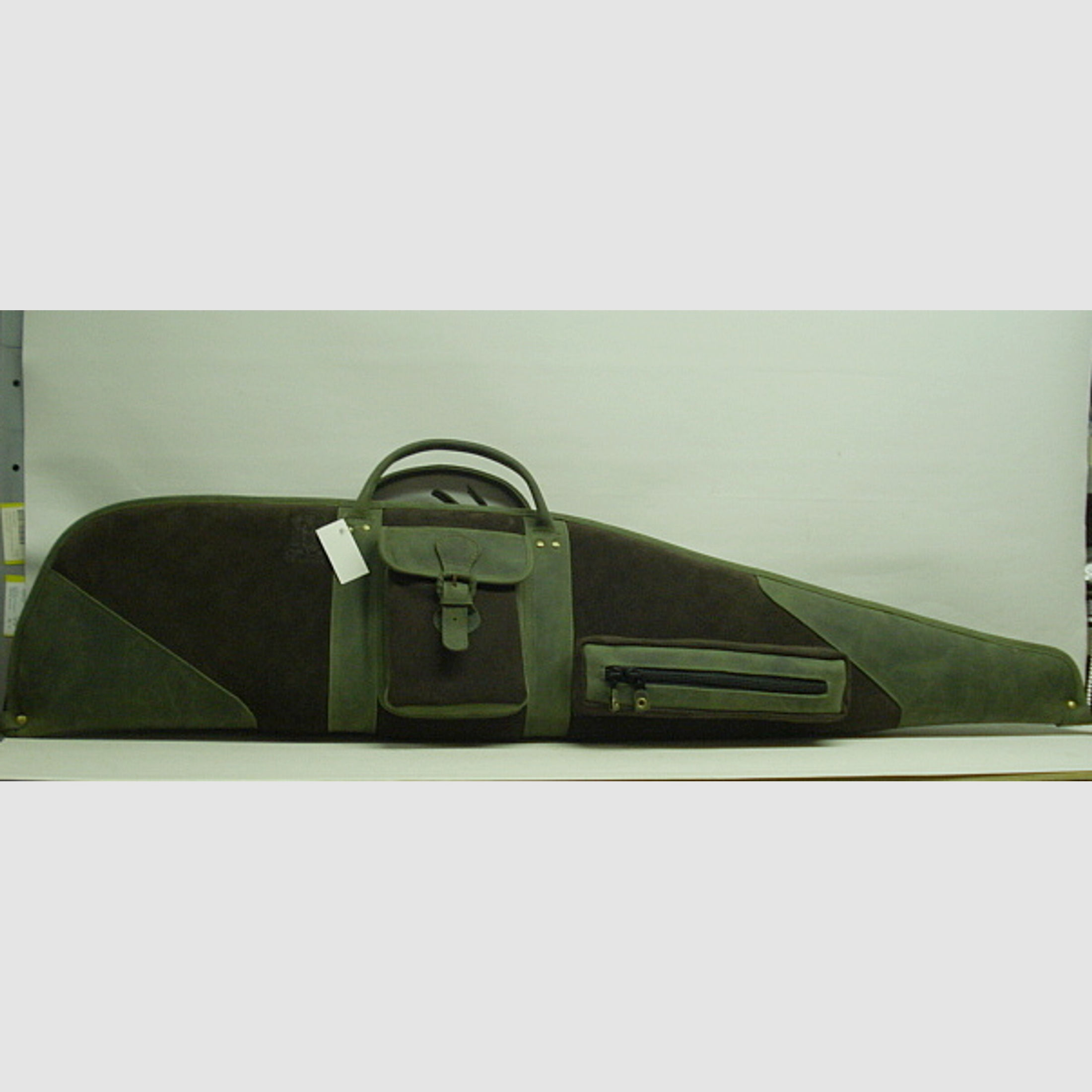 Futteral grün Gummiarmierung - 130cm, 2 Außentaschen