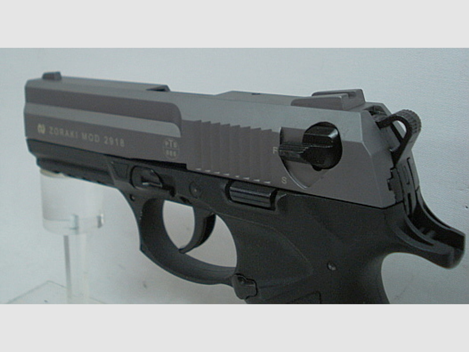 2918 Kal.9mm P.A.K. - bicolor, 18 Schuss