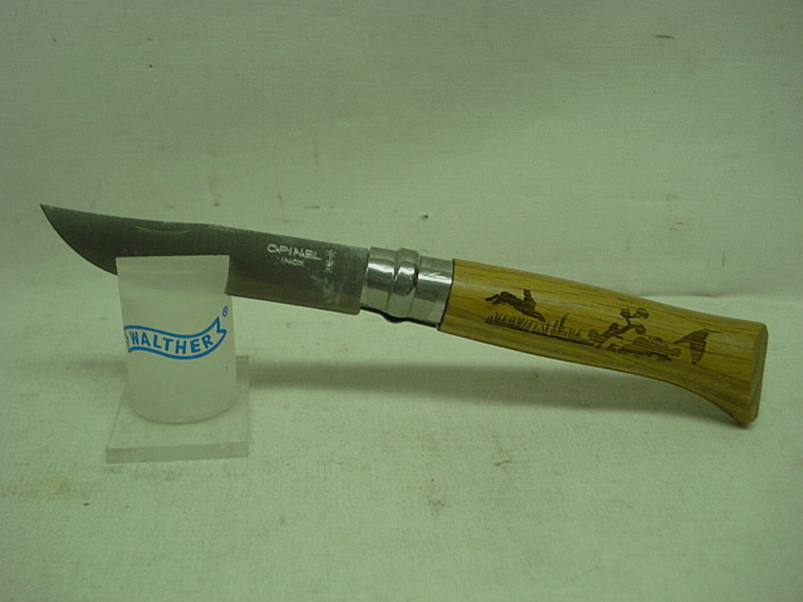 Messer No 08 - geschnitztes Hasenmotiv