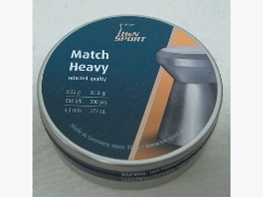 Match Heavy LG - 4,50mm/0,53g/8,18gr/a500