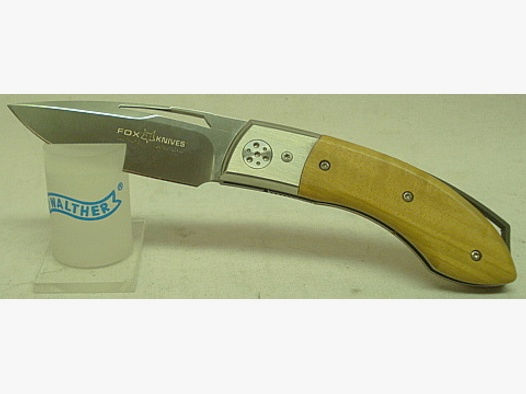 Fox Einhandmesser - N690-Stahl, Lederetui