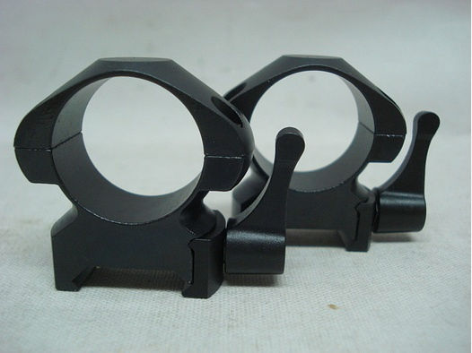 Steel Ringe 1''/25,4mm mittel - Weaver/Picat., Paar mit Hebel