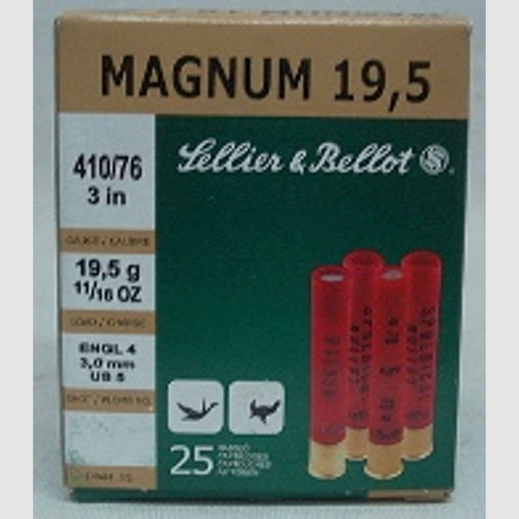 Magnum .410/76 - 19,5g/3,0mm (a25)