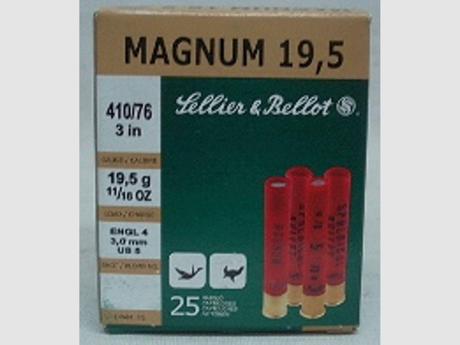 Magnum .410/76 - 19,5g/3,0mm (a25)