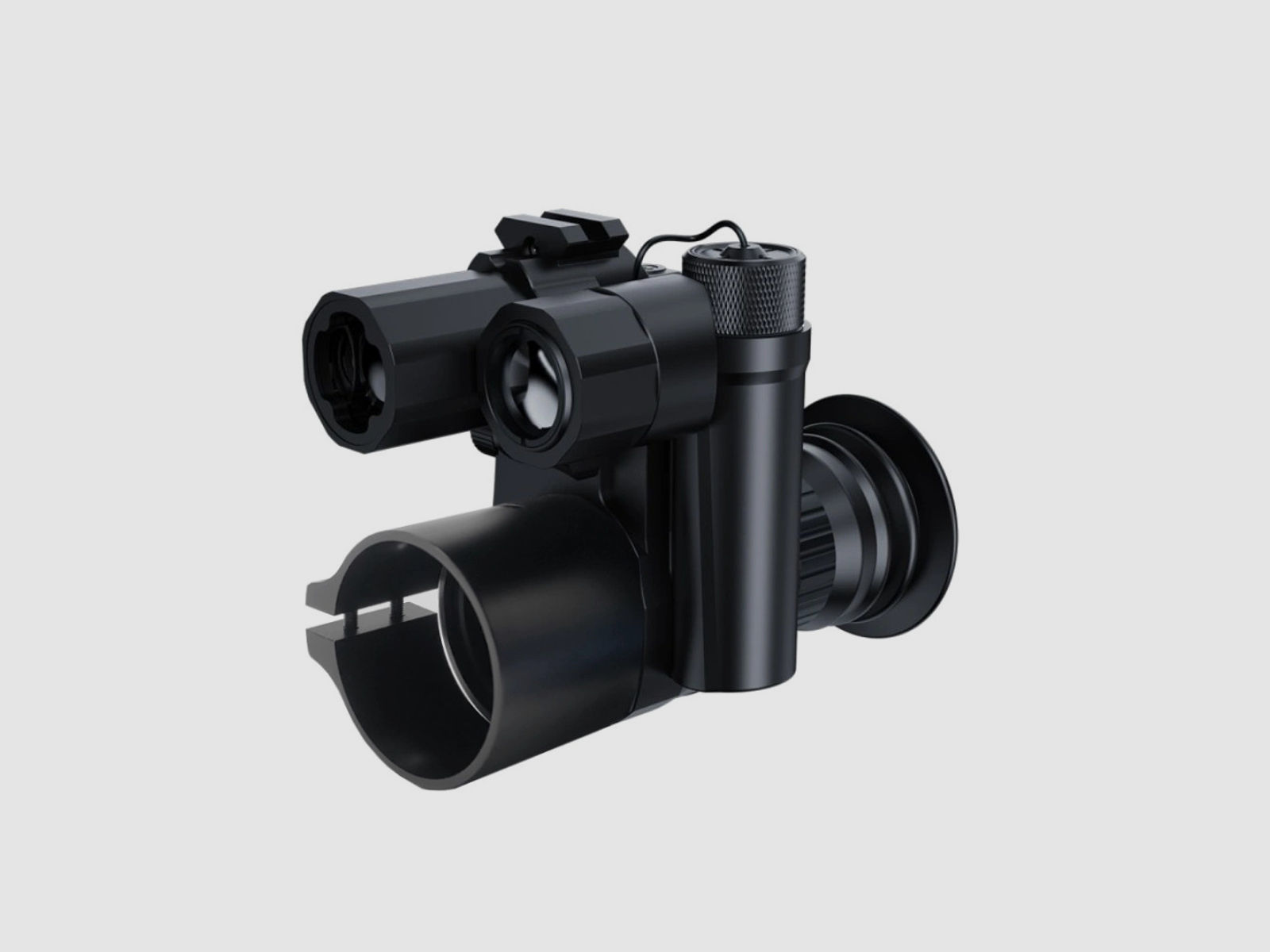 PARD NV007SP Nachtsichtgerät / Nachsatzgerät - 850 nm mit LRF 48 - 42 mm Standardadapter (inkl. Reduzierringen)