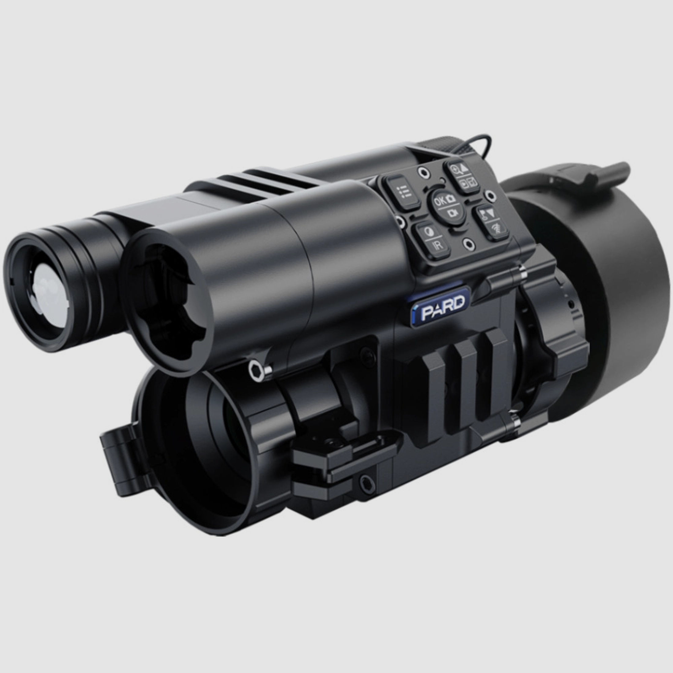 PARD FD1 Nachtsicht 3 in 1 Vorsatz, Monokular & Zielfernrohr - 850 nm mit LRF 62 - 46 mm PARD Universaladapter (inkl. Reduzierringen)