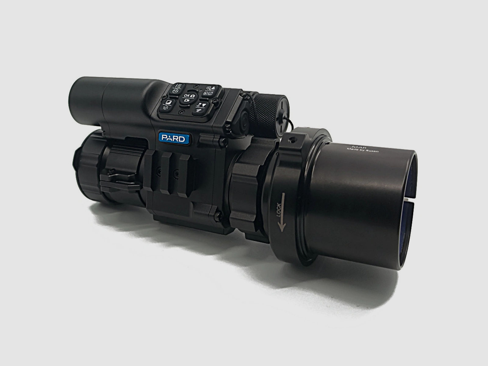 PARD FD1 Nachtsicht 3 in 1 Vorsatz, Monokular & Zielfernrohr - 850 nm mit LRF 30 mm RUSAN MAR + RUSAN MCR