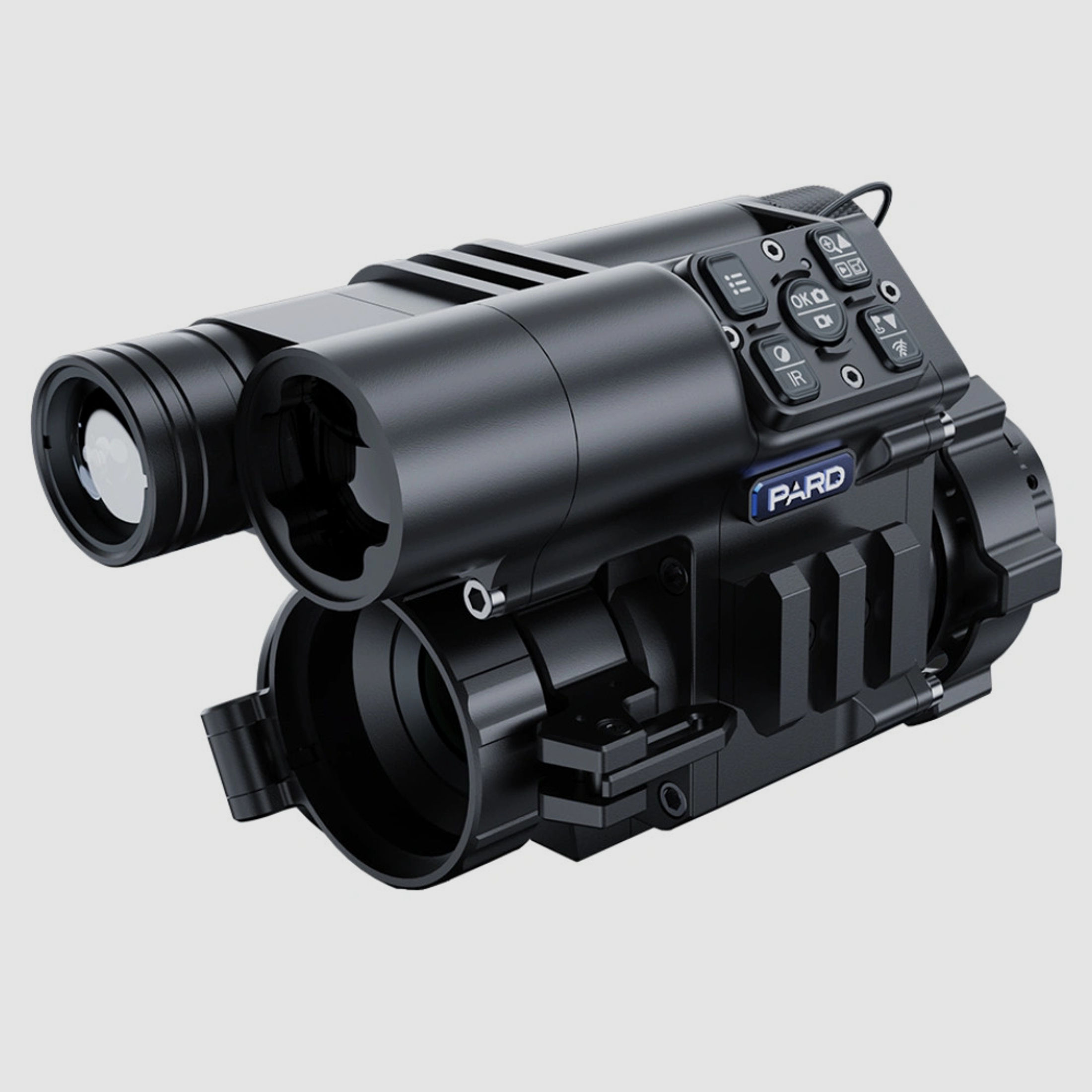 PARD FD1 Nachtsicht 3 in 1 Vorsatz, Monokular & Zielfernrohr - 940 nm mit LRF Lieferumfang ohne Adapter