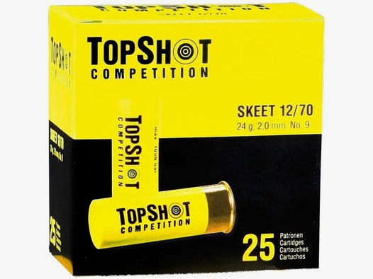 TOPSHOT Competition 12/70 Skeet 2,0 mm 24 g - 25 Stk.