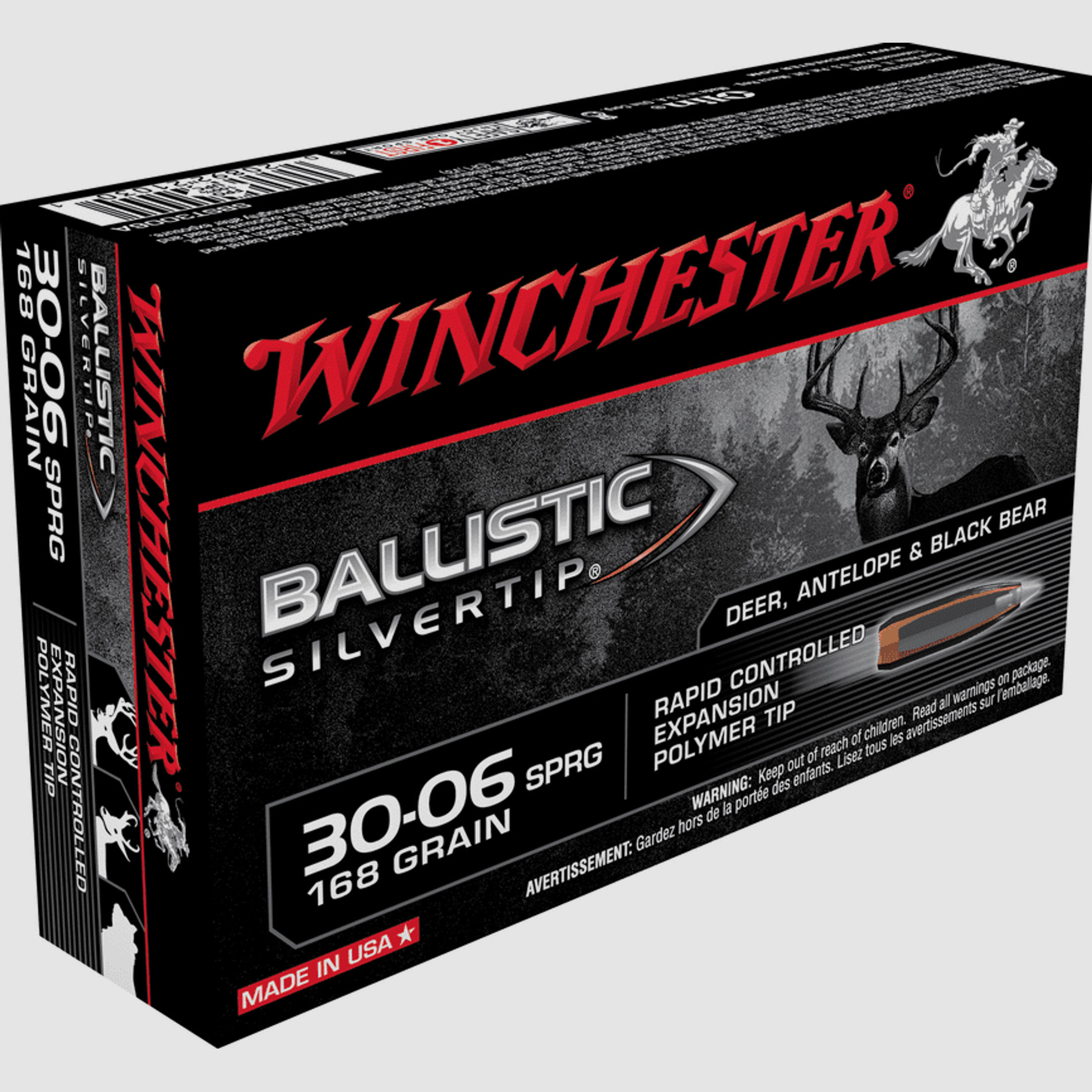 Winchester Ballistic Silvertip .30-06 168gr. -20St