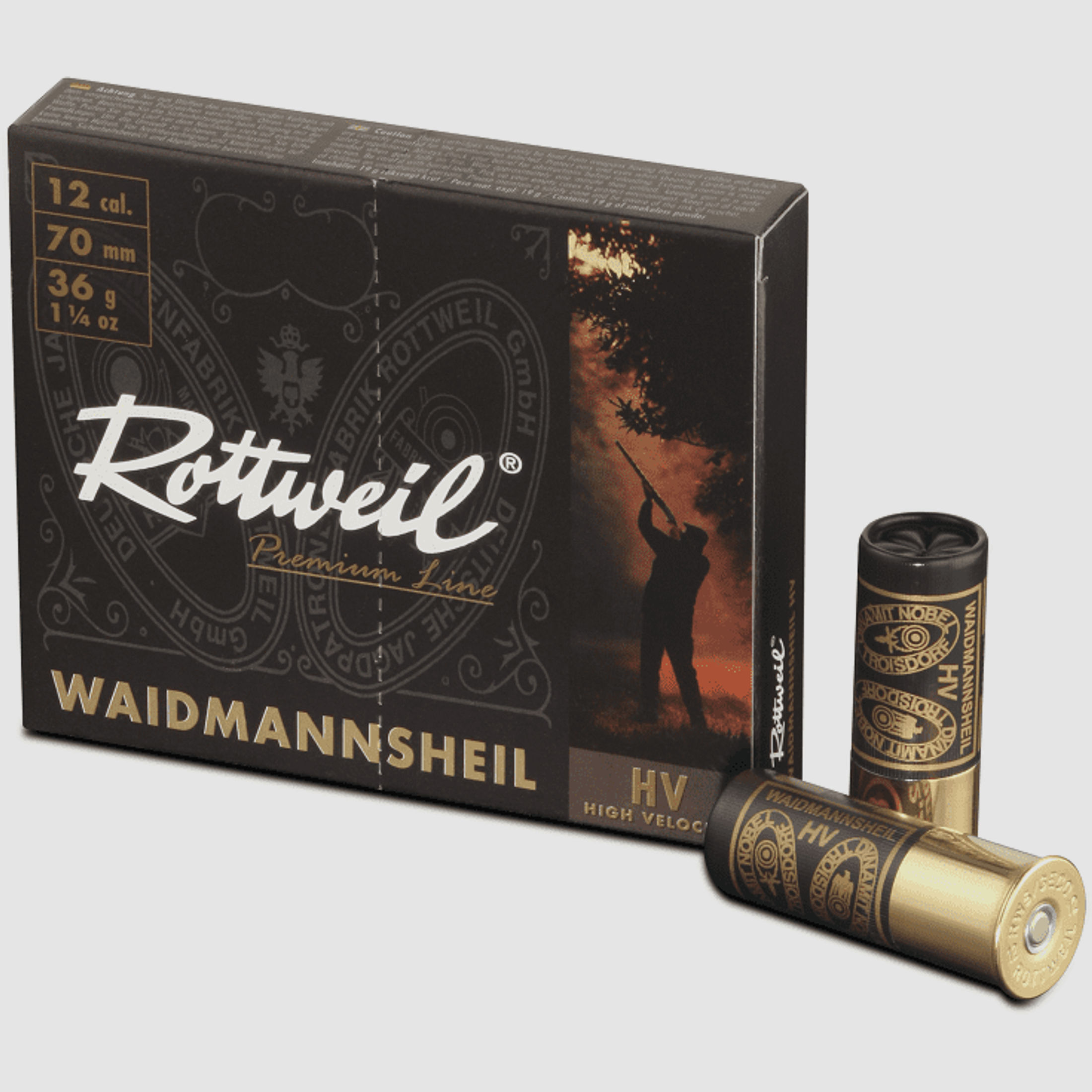 Rottweil Waidmannsheil Plastik 12/70 3,7mm
