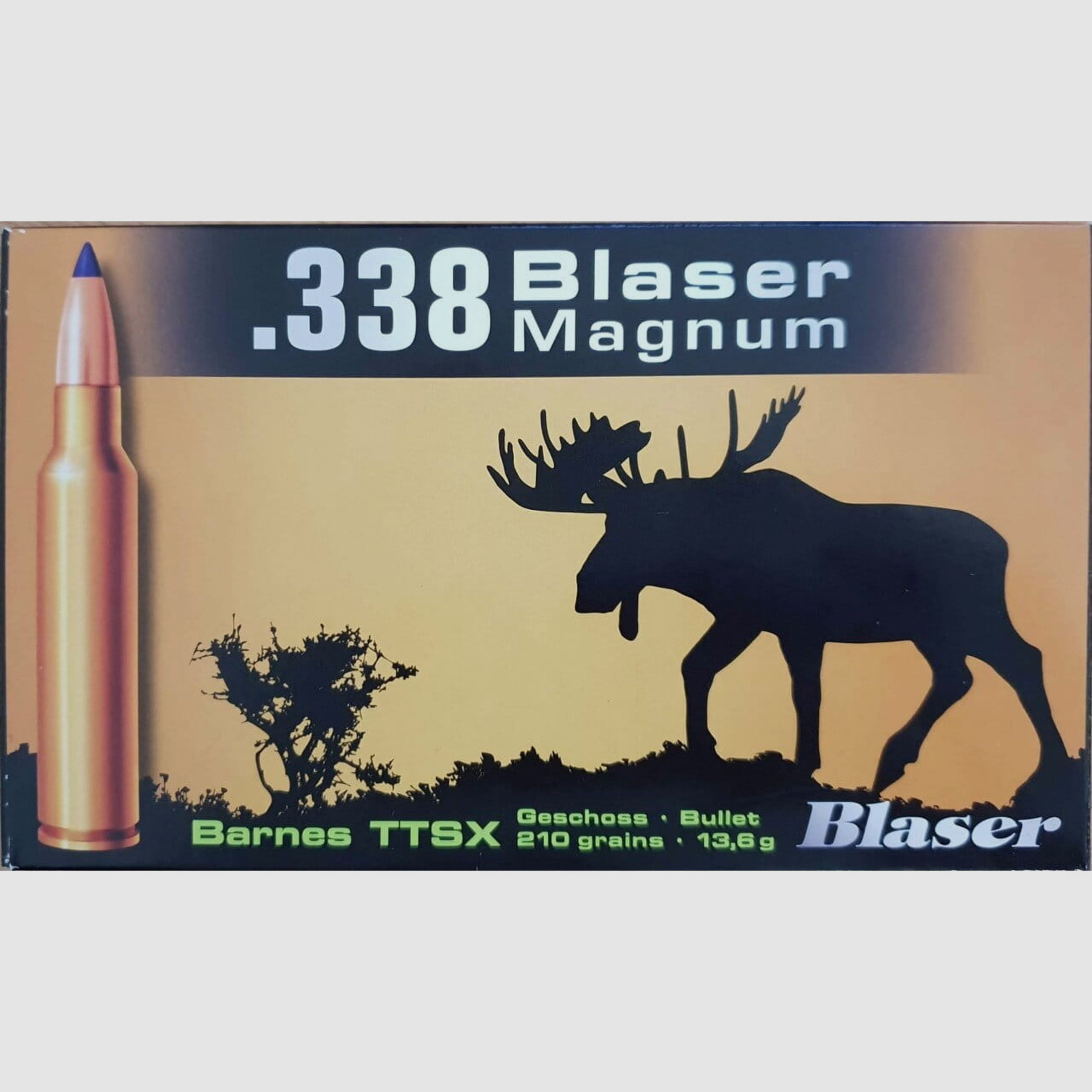 Blaser Munition .338 Blaser Magnum Barnes TTSX 210 gr. - 20 Stk.