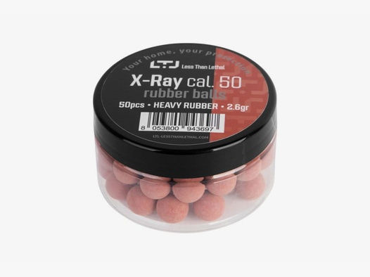 LTL X-Ray Heavy Rubber Balls cal. 50 Gummikugeln 50 Stück