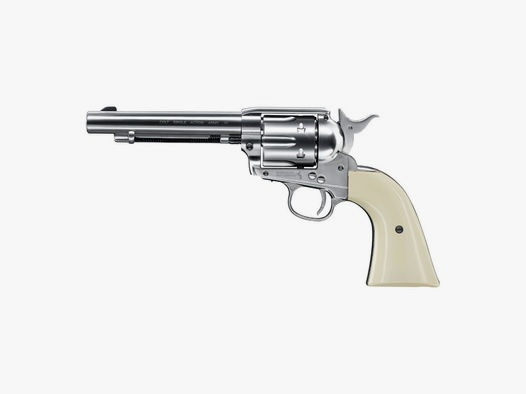 Colt Single Action Army 45 Nickel 4,5 mm Diabolo Luftdruck Revolver